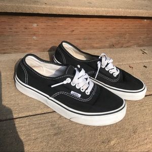 Authentic Black Vans